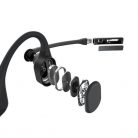 Shokz OpenComm2 csontvezetéses Bluetooth fekete Open-Ear headset + USB-A adapter