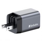 Verbatim 32200 GNC-35 GaN Charger 35W USB Type-A + Type-C hálózati töltő adapter