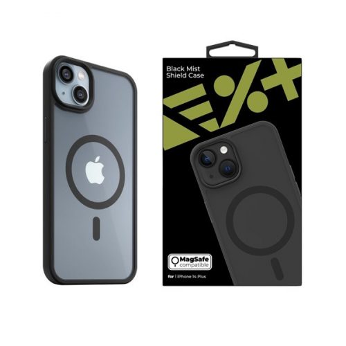 NextOne IPH-14PLUS-MAGSF-MISTCASE-BLK iPhone 14 Plus fekete szilikon MagSafe hátlap