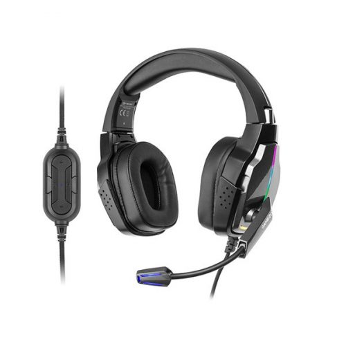 Tracer TRASLU46955 Hydra Pro GameZone Virtual Surround 7.1 USB fekete vezetékes gamer headset