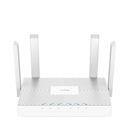 CUDY WR1300E kétsávos AC1200 gigabit WIFI 4in1 /Router/Access Point/Repeater/WISP/ fehér router