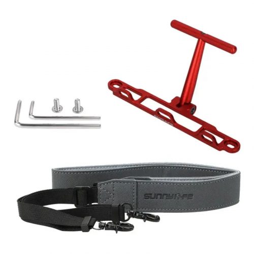 Mount with strap Sunnylife for DJI RC / RC 2 controller (red) ZJ764-R