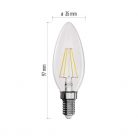 Emos ZF3220 E14 / 3,4 W (40 W) / 470 lm / meleg fehér LED izzó