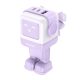 Wall charger Ugreen Nexode RG (Robot GaN), 2x USB-C + USB, 65W (purple)