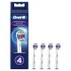 Oral-B EB18-4 3D White pótfej 4db Rainbow