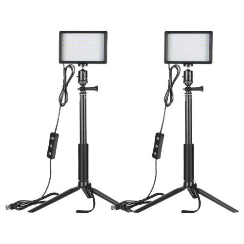 Kit Neewer ZC-10S two lamps LED + filters + tripods