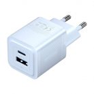 Wall charger, Vention, FEQL0-EU,  USB-C + USB- A,  30W/30W, GaN (blue)