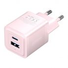 Wall charger, Vention, FEQP0-EU,  USB-C + USB- A,  30W/30W, GaN (pink)