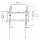 Stansson WM-3270 32"-70" dönthető fali TV konzol