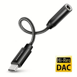   Axagon ADA-HC Mini USB-C audio adapter 384 kHz / 32 bit DAC átalakítóval