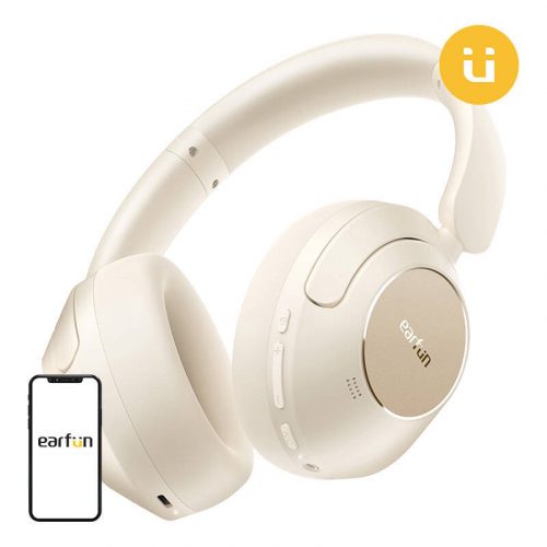 Wireless headphones EarFun WavePro (ivory)