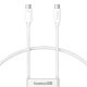 fast Charging Cable Baseus Superior 2 USB-C to USB-C 240W, 1,8m (white)