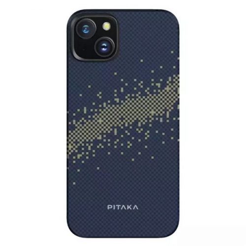 Pitaka 129436 MWG iPhone 15 kék aramid hátlap