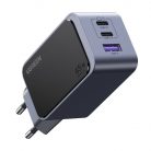 Ugreen Nexode Air 65W wall charger, USB + 2x USB-C (gray)