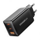 Wall charger, Essager, ECTAC-DYB01-Z, GaN, 2xUSB-C, USB-A, 67W (black)