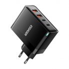 Wall charger, Essager, ECT2CA-QYB01-Z, 2xUSB-C, 2xUSB-A, 100W (black)