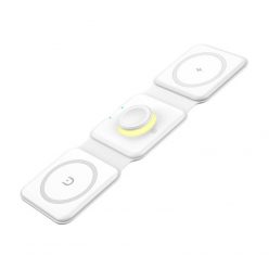   Magnetic wireless charger, Essager, EWXCX3-NMC02, 3w1, 15W (white)