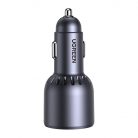 Car charger Ugreen EC703, USB + 2x USB-C, 75W (black)