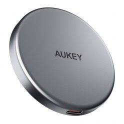   Magnetic Wireless Charger MagFusion Aukey LC-MC10, 15W Qi2 (black)