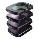 Lens filter set CPL + ND16/64/256 TELESIN for DJI Osmo Pocket 3