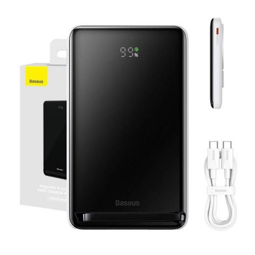 Baseus PPCX000202 Magnetic 10000mAh fehér powerbank