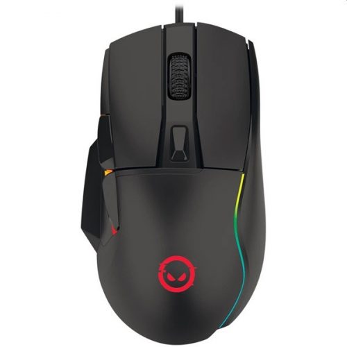 Lorgar Jetter 357 RGB fekete gamer egér