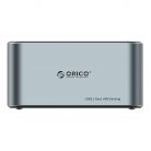 Orico docking station for 2.5" / 3.5" HDD / SSD, 5Gbps, USB-C to USB-C/A with cloning function (black)