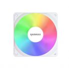 RAIDMAX X-AIR 4db 120mm RGB fehér ventilátor