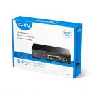 CUDY FS1006P 1x 10/100(PoE+/PoE)+3x 10/100(PoE)+2x 10/100 uplink, 60W PoE switch