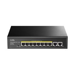   CUDY GS1010PE 8x 10/100/1000(PoE+/PoE)+2x gigabit uplink, 120W PoE switch