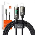 Mcdodo CA-3600 USB-C to Lightning cable, auto power off, 36W, 1.2m (black)