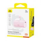 Powerbank OS-Baseus Compact IP 5000mAh 20W (pink)