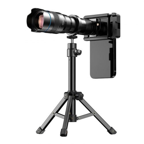 APEXEL 36X camera lens APL-36XJJ020 with tripod (black)