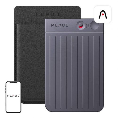 AI voice recorder PLAUD Note black