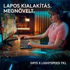 Logitech G915 X LIGHTSPEED TKL US vezeték nélküli fekete billentyűzet