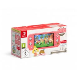   Nintendo Switch Lite Coral + Animal Crossing: New Horizons + 12 Hónap Nintendo Switch előfizetés