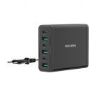 Rocoren power charger 3x USB-C, 3x USB-A, 60W (black)