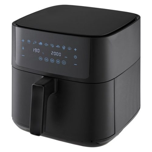 TOO AF-850-B 1800 W fekete 8 L forrólevegős sütő (air fryer) digitális vezérléssel 