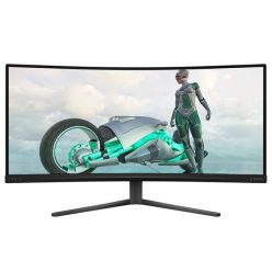   Philips 34" 34M2C3500L/00 WQHD VA 180Hz HDMI/DP ívelt gamer monitor