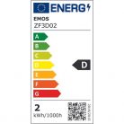 Emos ZF3D02 E14/1,8 W (25 W)/250 lm/meleg fehér filament gyertya LED izzó