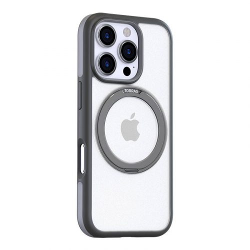 Torras Ostand R Fusion Case for iPhone 16 Pro (Gray)