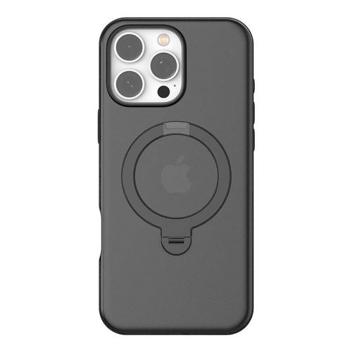 Torras Ostand Spin Case for iPhone 16 ProMax (Black)