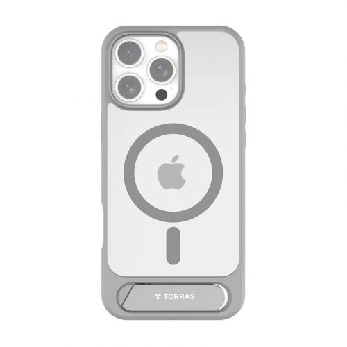 Torras Pstand Series Case for iPhone 16 Pro Max (gray)