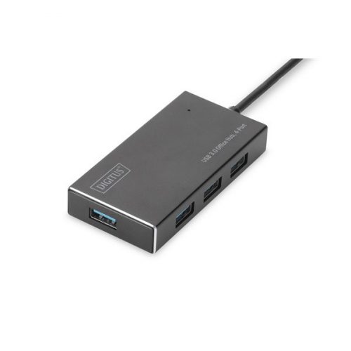 DIGITUS DA-70240-1 Super speed 4 portos USB 3.0 office HUB