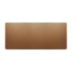 Monochrome leather mouse pad MIIIW (Brown)