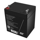 Maintenance-free AGM VRLA Green Cell AGM45 12V 5.3Ah Battery (for alarm system, cash register, toy)