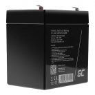 Maintenance-free AGM VRLA Battery Green Cell AGM59 12V 4Ah (for UPS, toys, cash registers, scales)