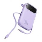 Baseus QPow 2 powerbank, 20000mAh, 30W, 2xUSB-C (lila)