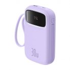 Baseus QPow 2 10000mAh 30W 2xUSB-C powerbank (purple)