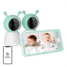 Boifun 6T electronic rotating nanny 2 cameras + monitor